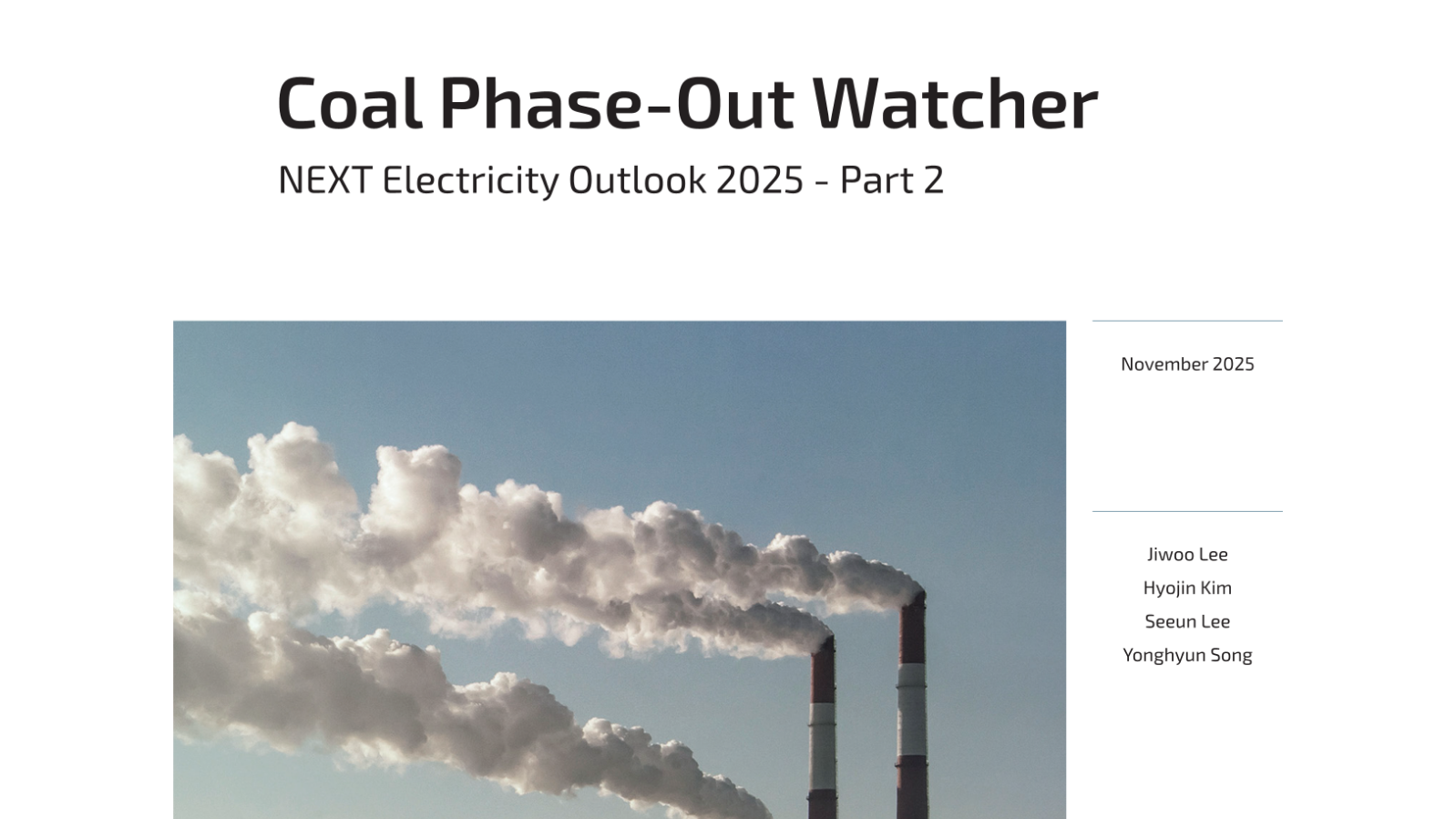 Coal Phase-Out Watcher NEXT Electricity Outlook 2025 - Part 2