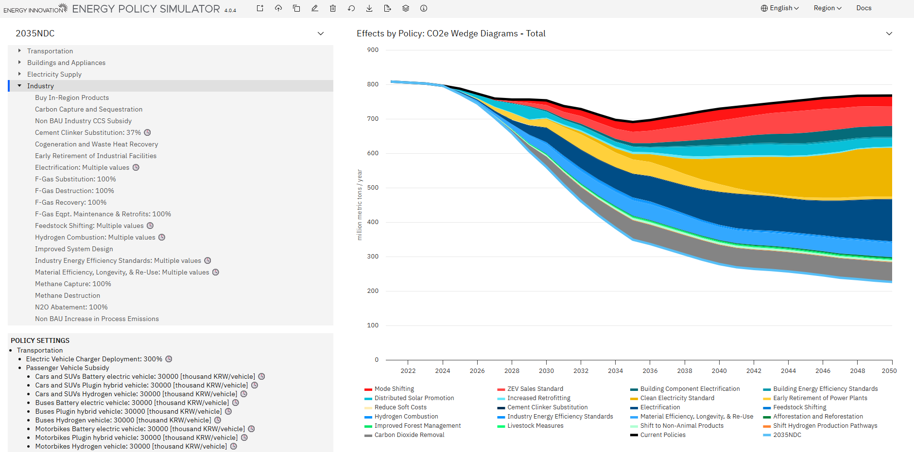 Energy Policy Simulator(EPS)