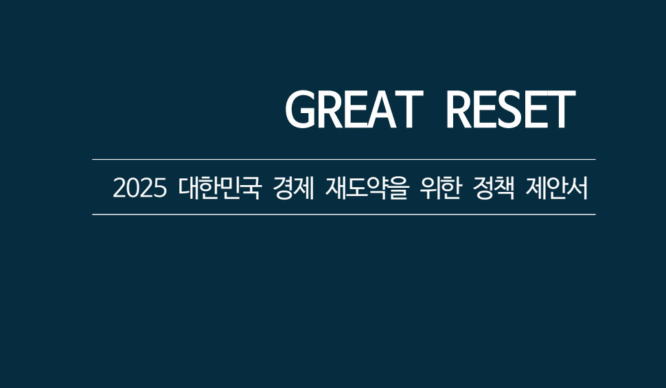 [정책 제안서] 2025 대한민국 경제 재도약을 위한 정책 제안서