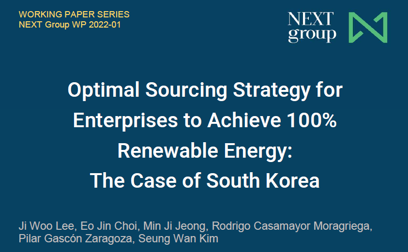Optimal Sourcing Strategy for Enterprises to Achieve 100% Renewable Energy: The Case of South Korea